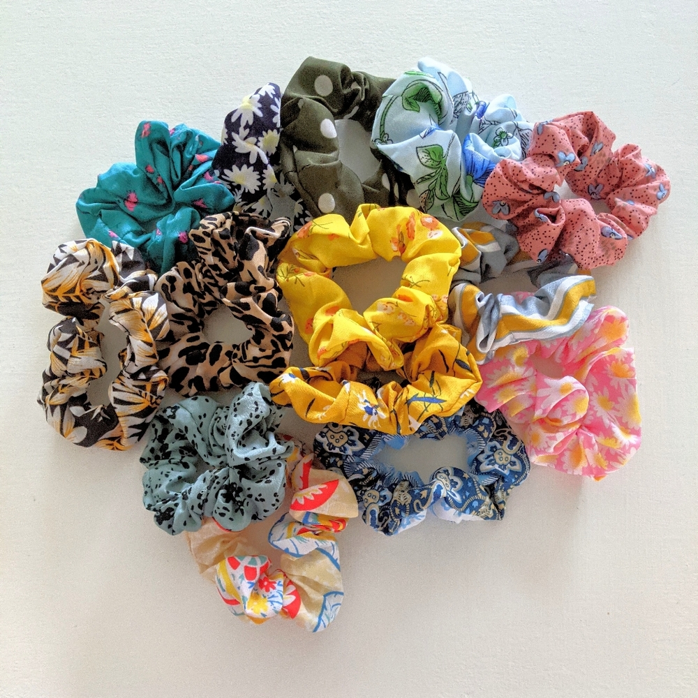 Chiffon Scrunchies Lot